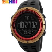 Resim Hanyang Altın Kırmızı Skmeı Açık Yüzme Spor Izle Erkekler Çok Fonksiyonlu Saatler Çalar Saat Su Geçirmez Dijital Saat Reloj Hombre Erkek Kol Saati (Yurt Dışından) 