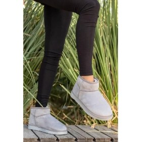 Resim Casso Içi Kürklü Bağsız Kolay Giyim Kadın Bootie 