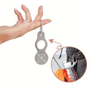 Resim 1/2 Adet Taşınabilir Su Şişesi Kancası, Açık Hava Seyahati ve Yürüyüş İçin Uygundur - Plastik Malzemeli Gvenli Depolama 