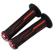 Resim Tongdashop Universal 7/8" 22mm Bmw Yamaha Honda Davidson Off-road Siyah Kırmızı Motor Tutacak 