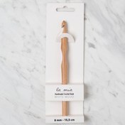 Resim La Mia Whitewood 8 mm 15.5 cm Ahşap Yün Tığ 