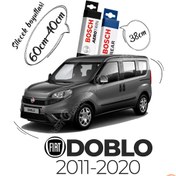 Resim Fiat Doblo Ön Arka Silecek Seti 2011 - 2021 Bosch Aerotwin 