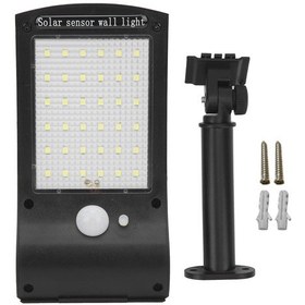 Resim Lasonstiges Güneş Hareket Sensörü Lambası Güneş Spot Lambası Güneş Spot Lambaları Açık Garaj Bahçesi Ve Diğer Yerler İçin 36led Güneş Duvar Lambası 