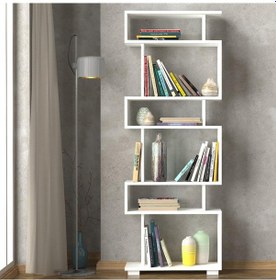 Resim Dekorister Blok Kitaplık Beyaz 