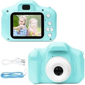Resim Mini Kamera Fotoğraf Makinesi Mavi Tdrtr 