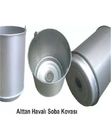 Resim Askay Standart Soba Kovası Kömür Kovası Odun Kovası Kalın Alttan Delikli 