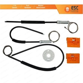 Resim Audi A2 8Z0 1999-2005 8Z0837461 İçin Ön Sol Cam Kriko Tamir Seti 