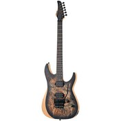 Resim Schecter REAPER-6 FR Elektro Gitar (Satin Charcoal Burst) 