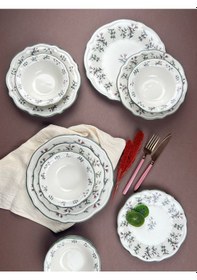 Resim Porser Terra Yemek Takımı 6 Kişilik 24 Parça Fly24ykprs1057 Çok Renkli 