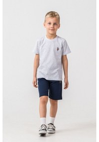 Resim U.S. Polo Assn. U.s Polo Assn. Erkek Çocuk Gri Bermuda Takım Us2470-c-v1 Gri 