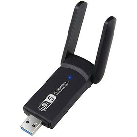 Resim Emh Store Kablosuz Wifi Alıcı Ac1300 Mbps Dual Band Usb 3.0 Adaptör 
