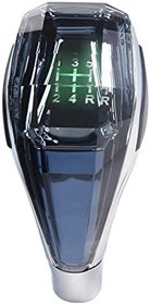 Resim Araba Evrensel LED Kristal Kolları Manuel Şanzıman Vites Topuzu Kolu Sopa 