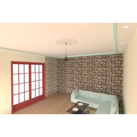 Resim MOTİFPİYER Lamba Tavan Göbeği-Sekizgen-41-56cm-2 Adet 