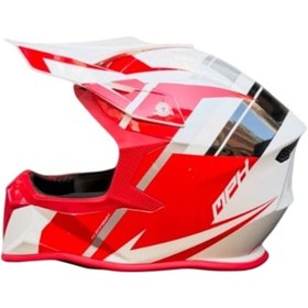 Resim Fr803 Cross Motosiklet Kaskı Enduro Full Face Kask Çok Renkli 