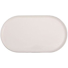 Resim Porland Chopin Platin Kayık Tabak 18cm Tekli Krem 