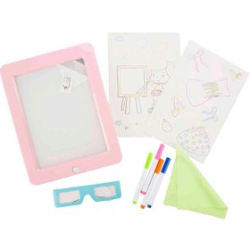 Resim hak-iş oyuncak 3D Doodle Sihirli Pembe Yazı Tahtası 