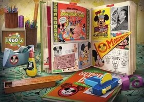 Resim Ravensburger 1000 Parça Puzzle Walt Disney Mickey Mouse 1960'lar 175857 