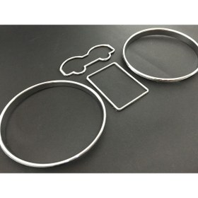 Resim NOS Volkswagen Passat B5 Gösterge Krom Çerçevesi, Passat Kadran Çerçevesi, Passat Gösterge Halkası 