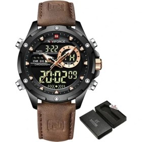 Resim Hanyang Bn B Kutusu ile Navıforce Dijital Erkekler Askeri Izle Su Geçirmez Kol Saati LED Kuvars Saat Spor Izle Erkek Büyük Saatler Erkekler Relogios Masculino (Yurt Dışından) 