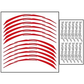 Resim Yamaha Reflektör Kırmızı Iıı Xmax Jant Şeridi 