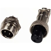Resim Gx-12 Mini Mike Konnektör Mayk Dişi Erkek 7P-Dişi 