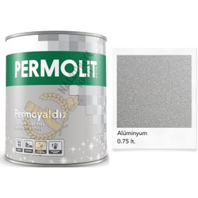 Resim Permolit Isıya Dayanıklı Dekoratif Yaldız Boya ALÜMİNYUM 0.75 Lt. 