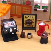 Resim Oyuncak Ev Dekoru, Bebek Evi Minyatür Kahve Serisi Model OB11 Mikro Sahne Aksesuarları, Hobi Severler ve Koleksiyoncular için DIY Miniatur Ev Manzarası 