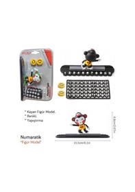 Resim Carub Numaratik Kayan Figür Renkli 15,5x4x7cm Br4620619 Siyah 