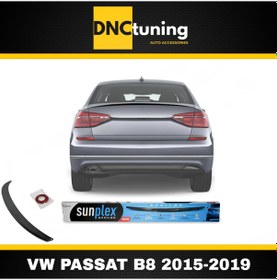 Resim Sunplex Volkswagen Passat B8 Bagaj Üstü Spoiler Piano Black 