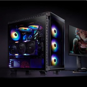 Resim XPG Battlecruiser ARGB Tempered Glass USB 3.0 Mid Tower Kasa 