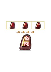 Resim Autogp Mini Cooper R58 Stop Lambası Ledli British Flag 2008 / 2014 Kırmızı Sm-mc08lst58r 