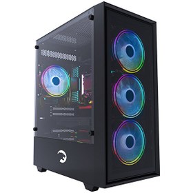 Resim Gamepower Manta 4*120MM A-RGB Fan Gaming mATX Kasa Gamepower