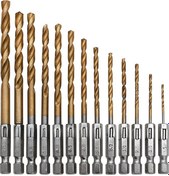 Resim Teltree 1.5-6.5mm Çaplı Altıgen Saplı Tornavida Uçları Seti - Elektrikli Somun Sıkma Ve Delme İçin Çok Amaçlı Matkap Uçları 