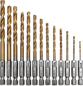 Resim Teltree 1.5-6.5mm Çaplı Altıgen Saplı Tornavida Uçları Seti - Elektrikli Somun Sıkma Ve Delme İçin Çok Amaçlı Matkap Uçları 