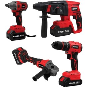 Resim Rodex AKÜLÜ 4LÜ MAKİNE SETİ 