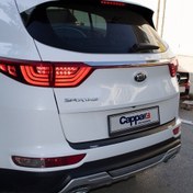 Resim Kia Sportage 2016-2018 Arka Tampon Koruma Eşiği Mat Plastik 