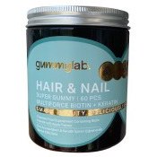 Resim Gummylab. Hair & Nail Multiforce Biotin + Keratin Takviye Edici Gıda 60 Adet Jel Form 