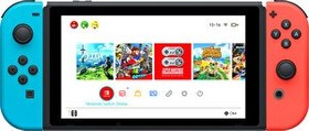Resim Nintendo Switch Konsol Kırmızı/Mavi 