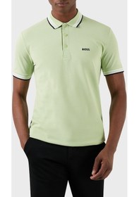 Resim Boss Erkek Polo Yaka T Shirt 50469055 348 Yeşil 