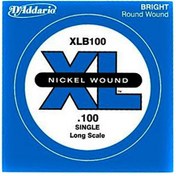 Resim D'Addario XLB100 Bas Gitar Tek Tel 