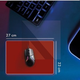 Resim MP05 - 27x23 Medium Kırmızı Gaming Mousepad Ev, Ofis Oyun 