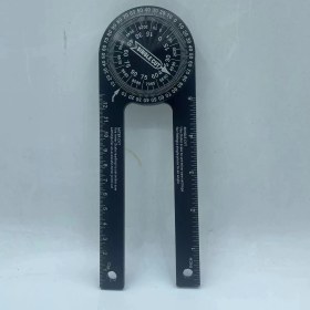 Resim Huluwa Alüminyum Alaşımlı 360 Yatay Açı Ölçer Goniometre (Yurt Dışından) 