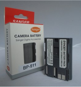 Resim Sanger Bp511 Kamera Bataryası. Canon Bp511 Batarya 