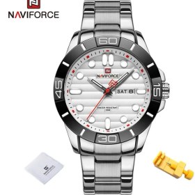 Resim Hanyang Sw 2022 Navıforce Üst Marka Altın Saatler Erkekler Için Kuvars Kol Saati Spor Su Geçirmez Paslanmaz Çelik Erkekler Için Lüks Iş Hediye (Yurt Dışından) 