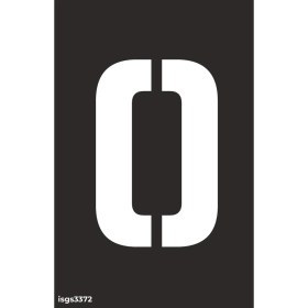 Resim İsg Tabelam 13x20cm/kompozit/O Harfi Boyama Şablonu 