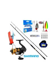 Resim Shimano Fx 4000 244cm 6-32gr Zen Pro Karbon Turna Spin Olta Takımı Seti 