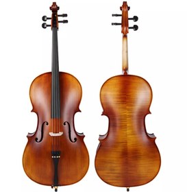 Resim Picaldi CG210H 4/4 Tam Boy Çello | Yüksek Kalite El İşçiliği, Parlak Tizler ve Zengin Baslar, Uzun Ömürlü Yapı 