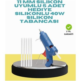Resim 5 Silikon Hediyeli 40w Silikon Tabancası Ev Ve Hobi Kullanımı 