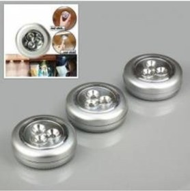 Resim Kablosuz Spot Dokunmatik Lamba 3 Adet Diğer 