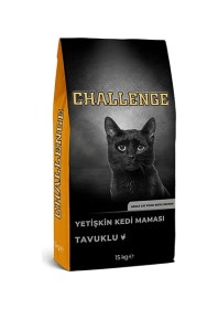 Resim Challenge Tavuklu Yetişkin Kedi Maması Ekonomik 15 Kg Tam Beslenme İçin 